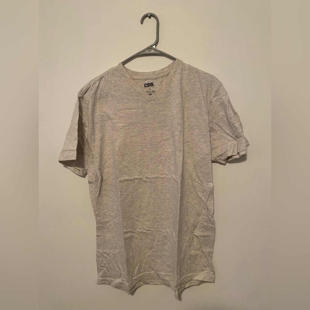 CSG Grey V-Neck T-Shirt